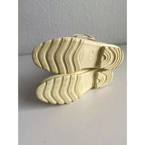 Disney Parks Epcot Flower & Garden Festival Rubber Yellow Rain Boots Women’s 9 - Picture 8 of 9